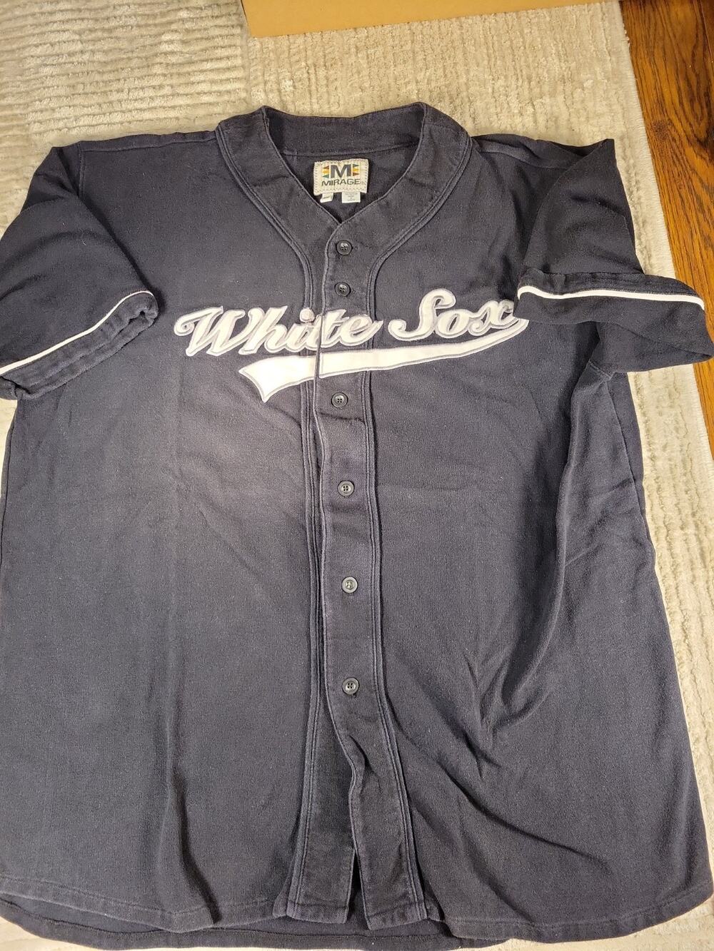 Chicago White Sox Jersey Baseball MLB Mens Size 2XL XXL Adult Button Up